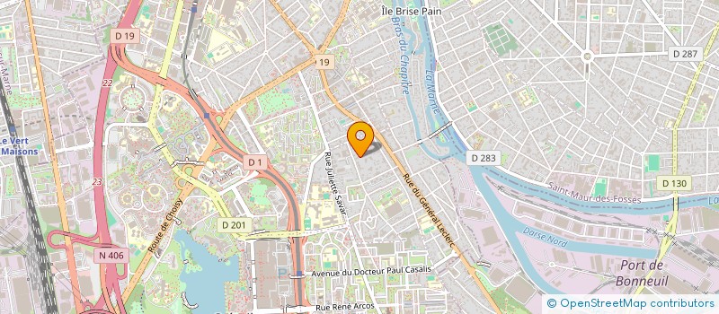 localisation de l'entreprise SPFPLAS LENADE  CRETEIL