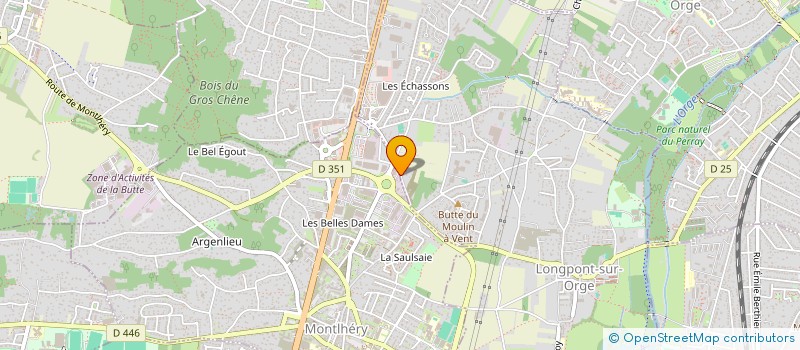 localisation de l'entreprise SPFPLAS LES ECHASSONS à LONGPONT-SUR-ORGE