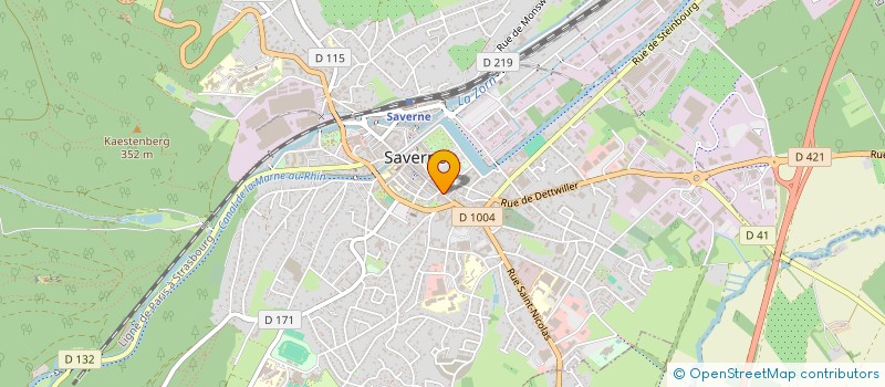 localisation de l'entreprise SPFPLAS MINAOUI  SAVERNE