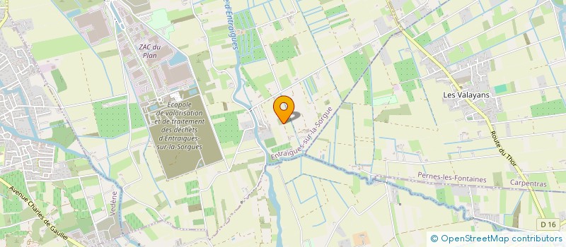 localisation de l'entreprise SPFPLAS PICCOT FABRE  ENTRAIGUES-SUR-LA-SORGUE