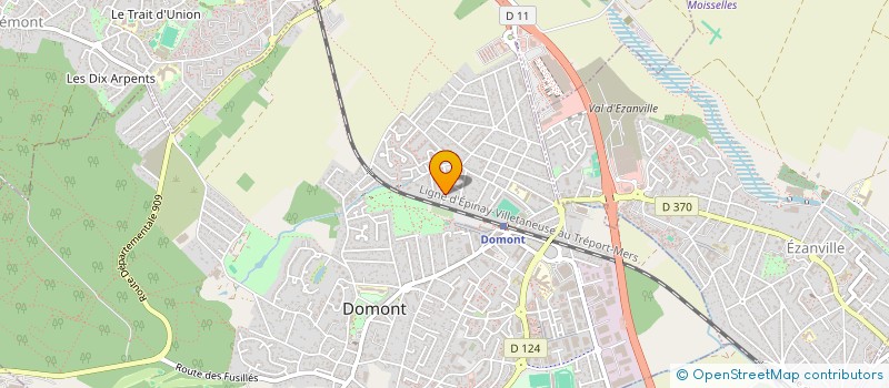 localisation de l'entreprise SPFPLAS PIN  DOMONT