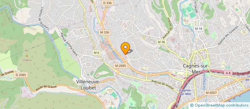 localisation de l'entreprise SPFPLAS POLYGONE RIVIERA à CAGNES-SUR-MER