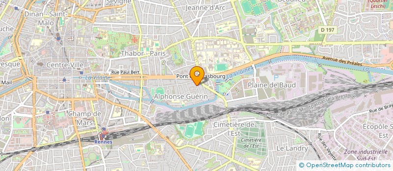 localisation de l'entreprise SPFPLAS PONTOIZEAU  RENNES