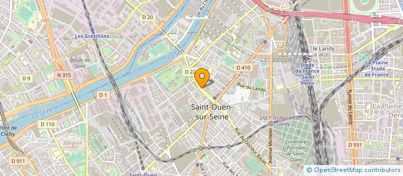 localisation de l'entreprise SPFPLAS SMILE INVEST à SAINT-OUEN-SUR-SEINE
