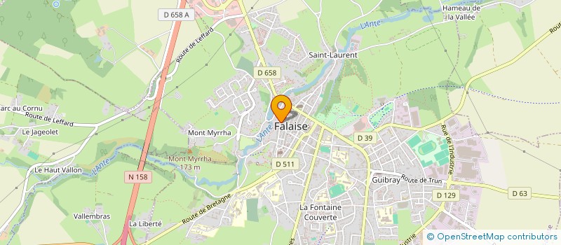 localisation de l'entreprise SPFPLAS STEPHANIE OIKNINE à FALAISE