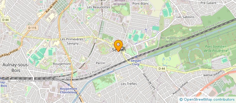 localisation de l'entreprise SPFPLAS TEDJINI INVEST à SEVRAN
