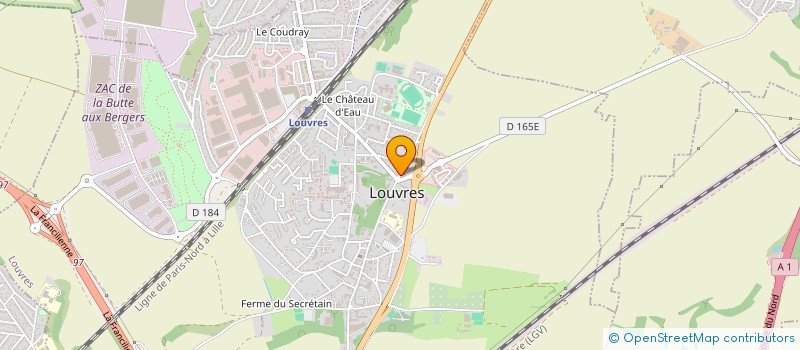 localisation de l'entreprise SPFPLAS THOMAS PORTE  LOUVRES