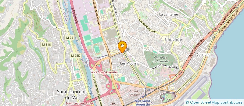localisation de l'entreprise SPFPLAS VERDIER à NICE