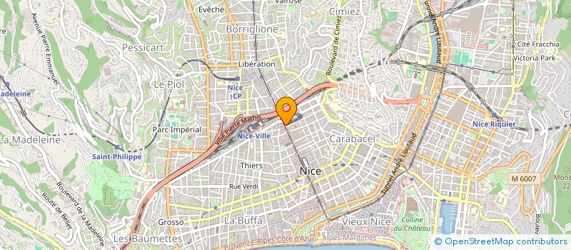 localisation de l'entreprise SPFPLAS YAZBECK à NICE