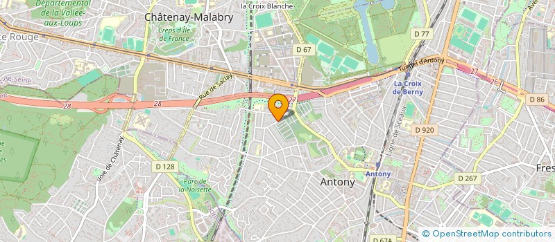 localisation de l'entreprise SPFPLAS ZAYANI INVEST à ANTONY