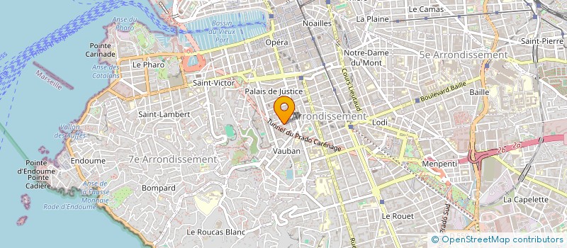 localisation de l'entreprise SPFPLSAS DE MEDECINS DANVIN ISABELLE à MARSEILLE