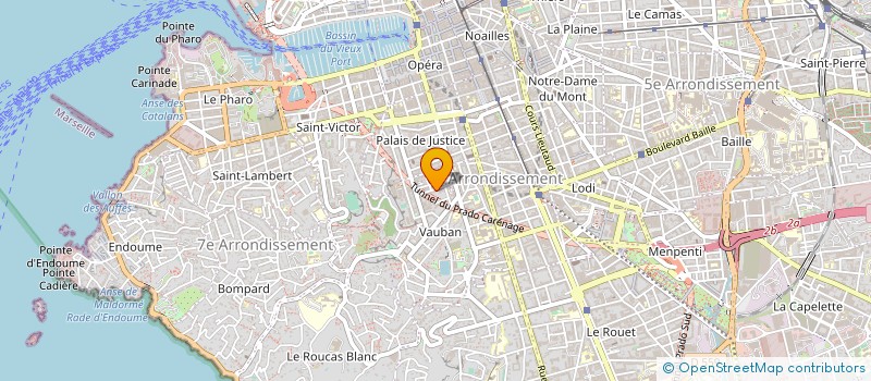 localisation de l'entreprise SPFPLSAS DE MEDECINS DANVIN JEAN-BAPTISTE  MARSEILLE