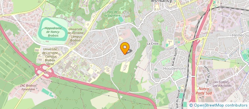 localisation de l'entreprise SPFPLSAS DE PHARMACIENS D'OFFICINE CHRISTMANN BEHR  VANDUVRE-LES-NANCY