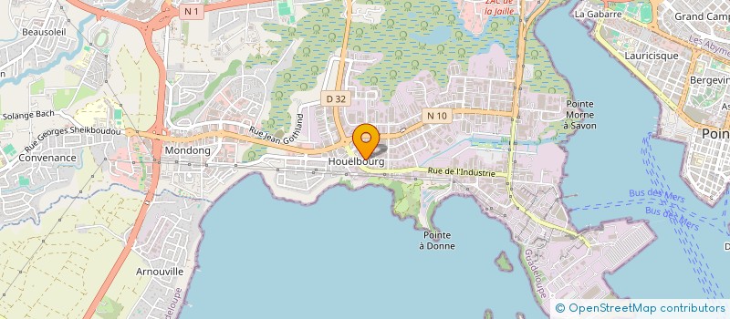 localisation de l'entreprise SPG  BAIE-MAHAULT