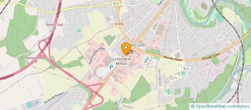 localisation de l'entreprise SPG  POITIERS