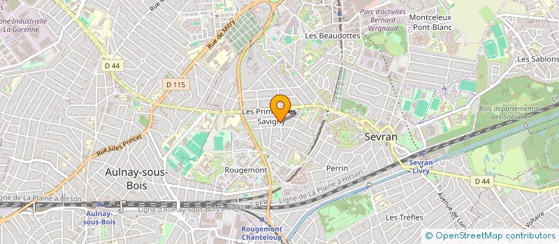 localisation de l'entreprise SPG à SEVRAN
