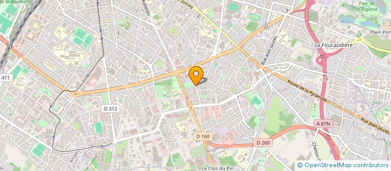 localisation de l'entreprise SPG  PARIS