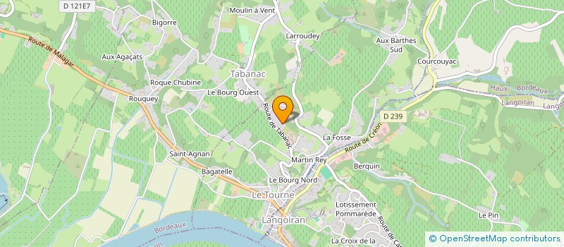 localisation de l'entreprise SPG  LE TOURNE