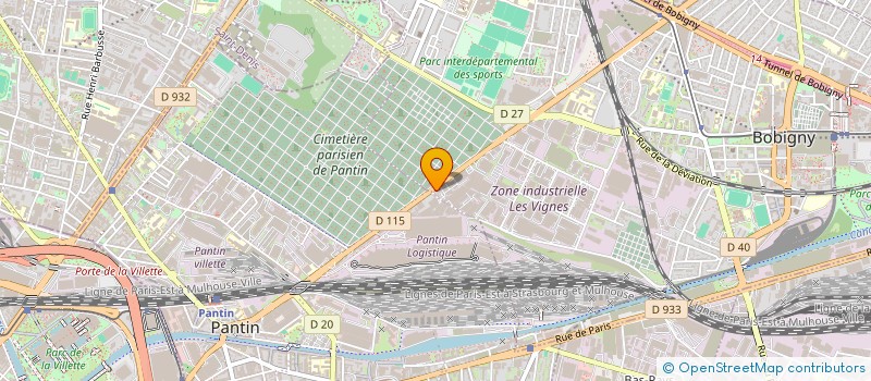 localisation de l'entreprise SPG BATIMENT à BOBIGNY