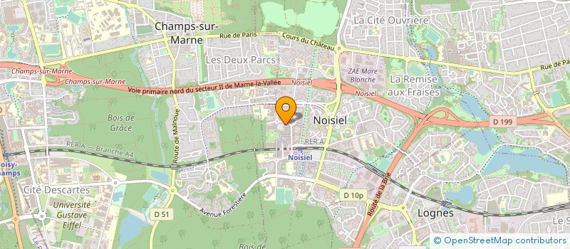 localisation de l'entreprise SPG SERVICES SECURITE PRIVEE à NOISIEL