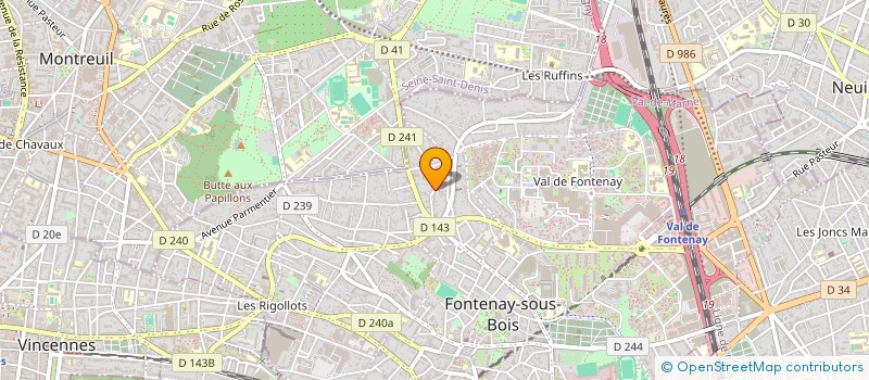localisation de l'entreprise SPGA à FONTENAY-SOUS-BOIS