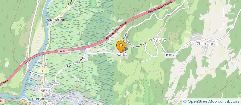 localisation de l'entreprise SPGC à PONCIN