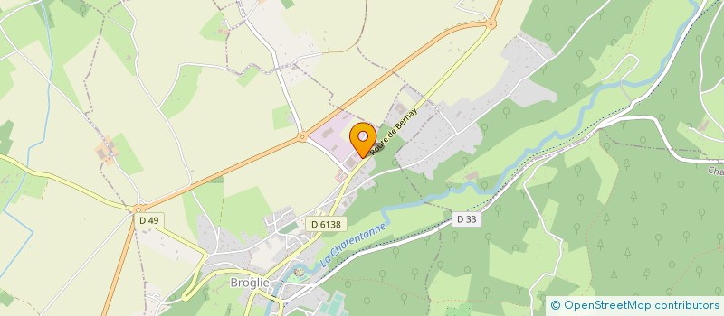 localisation de l'entreprise SPGP FRANCE INC.  BROGLIE