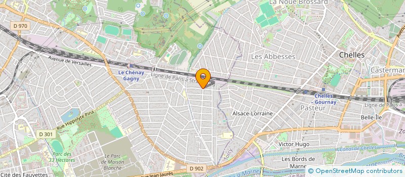 localisation de l'entreprise SPGR DE OLIVEIRA FRERES à GAGNY