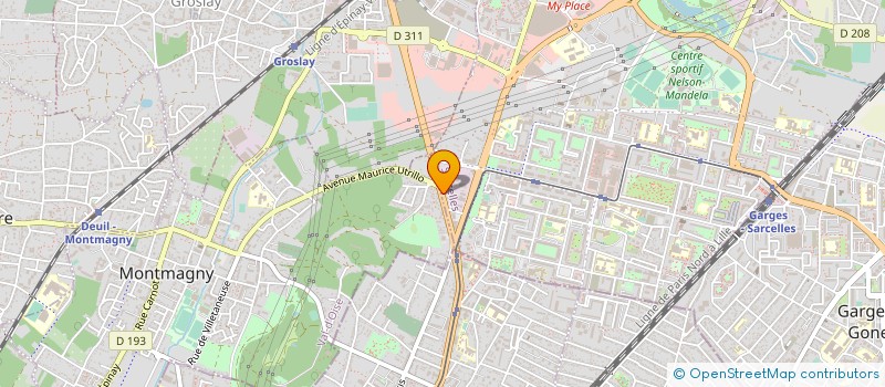 localisation de l'entreprise SPGS MONOPOL à SARCELLES