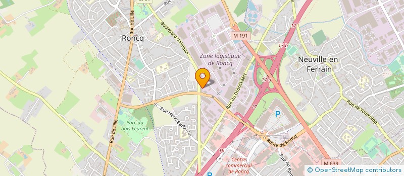 localisation de l'entreprise SPH à RONCQ
