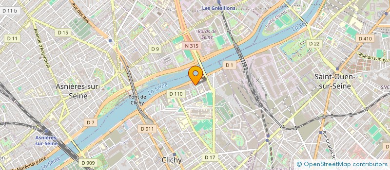localisation de l'entreprise SPH à CLICHY