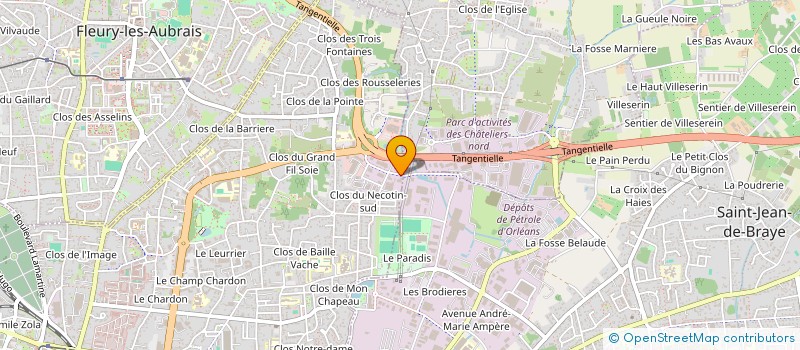 localisation de l'entreprise SPH à ORLEANS