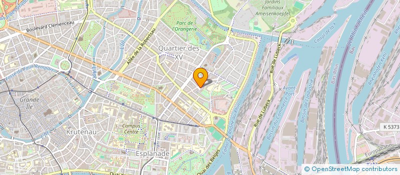 localisation de l'entreprise SPH AUTOMOBILE  STRASBOURG