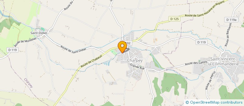 localisation de l'entreprise SPHAIR PARTNERS  CHARPEY