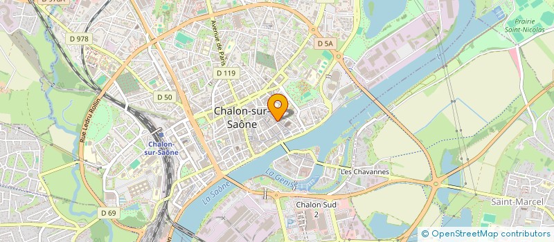 localisation de l'entreprise SPHARELL STORE  CHALON-SUR-SAONE