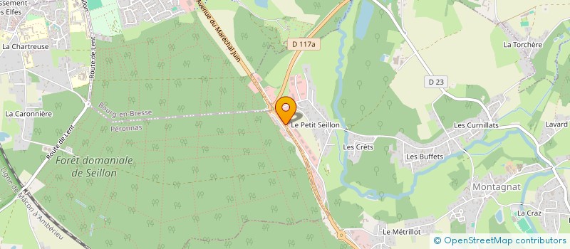 localisation de l'entreprise SPHERE 01  MONTAGNAT