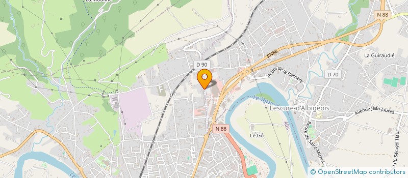 localisation de l'entreprise SPHERE 81 à ALBI