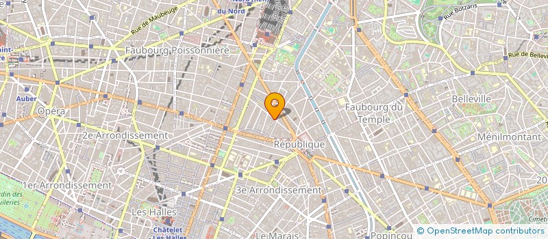 localisation de l'entreprise SPHERE  PARIS