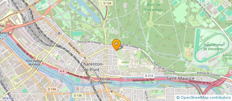 localisation de l'entreprise SPHERE  SAINT-MAURICE