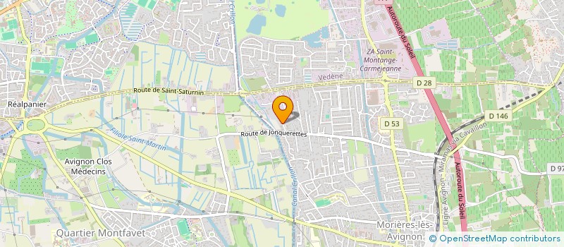 localisation de l'entreprise SPHERE  MORIERES-LES-AVIGNON