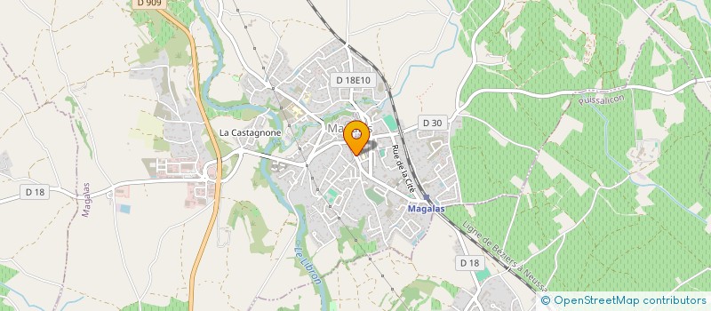 localisation de l'entreprise SPHERE AUTO MOTO  MAGALAS