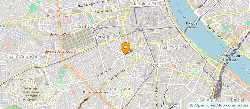 localisation de l'entreprise SPHERE COURTAGE  BORDEAUX