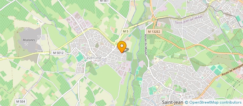 localisation de l'entreprise SPHERE DE LUMIERE  LAVERUNE