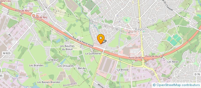 localisation de l'entreprise SPHERE DISTRIBUTION  REZE