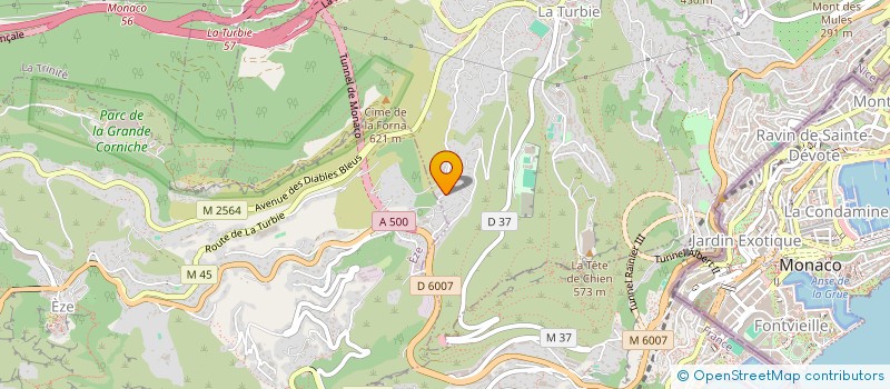 localisation de l'entreprise SPHERE EVENTS  LA TURBIE