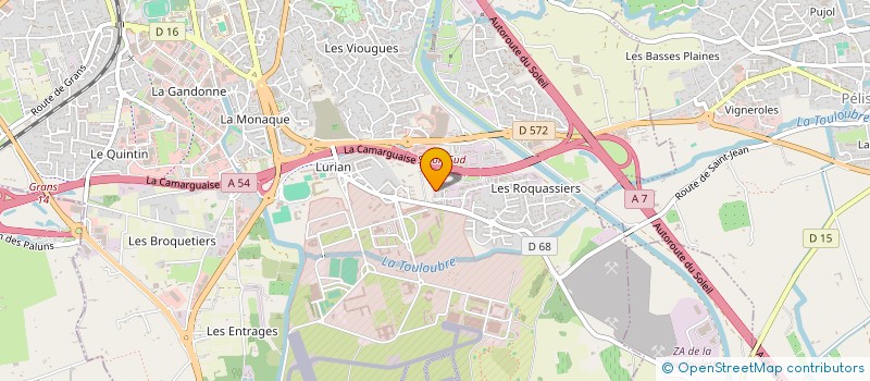 localisation de l'entreprise SPHERE EYEWEAR  SALON-DE-PROVENCE