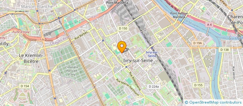 localisation de l'entreprise SPHERE IT CONSULTING  IVRY-SUR-SEINE