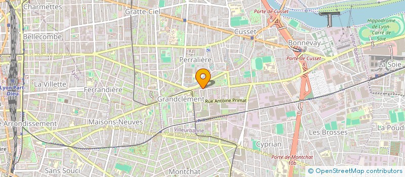 localisation de l'entreprise SPHERE MUSIC  VILLEURBANNE