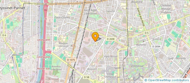 localisation de l'entreprise SPHERE PRODUCTION  GRENOBLE