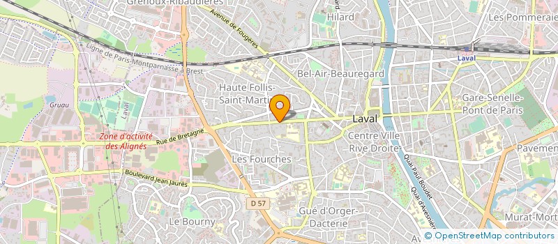 localisation de l'entreprise SPHERE UTILE à LAVAL